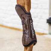 Tendon Boots Bamboo Shield Elastic Knee Protection Brown Tendon Boots Bamboo Shield Elastic Knee Protection Brown