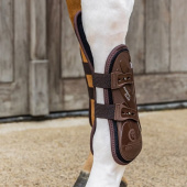 Tendon Boots Bamboo Shield Elastic Knee Protection Brown Tendon Boots Bamboo Shield Elastic Knee Protection Brown