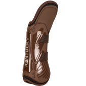 Tendon Boots Bamboo Shield Elastic Knee Protection Brown Tendon Boots Bamboo Shield Elastic Knee Protection Brown