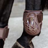 Young Horse Fetlock Boots Shield Brown Young Horse Fetlock Boots Shield Brown