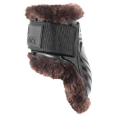 Fetlock Boots Young Vegan Sheepskin Black/Brown Fetlock Boots Young Vegan Sheepskin Black/Brown