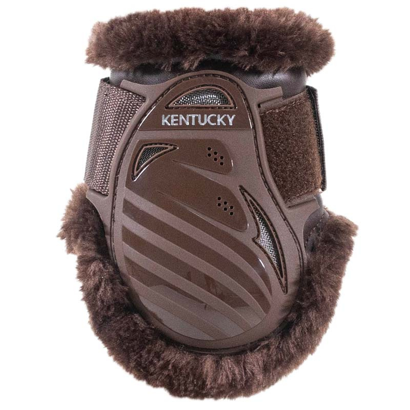 Fetlock Boots Young Vegan Sheepskin Brown/Brown