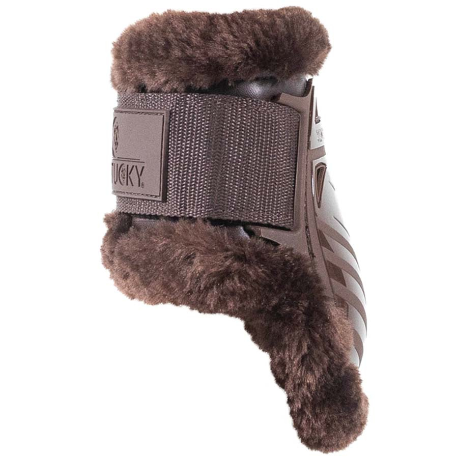Fetlock Boots Young Vegan Sheepskin Brown/Brown