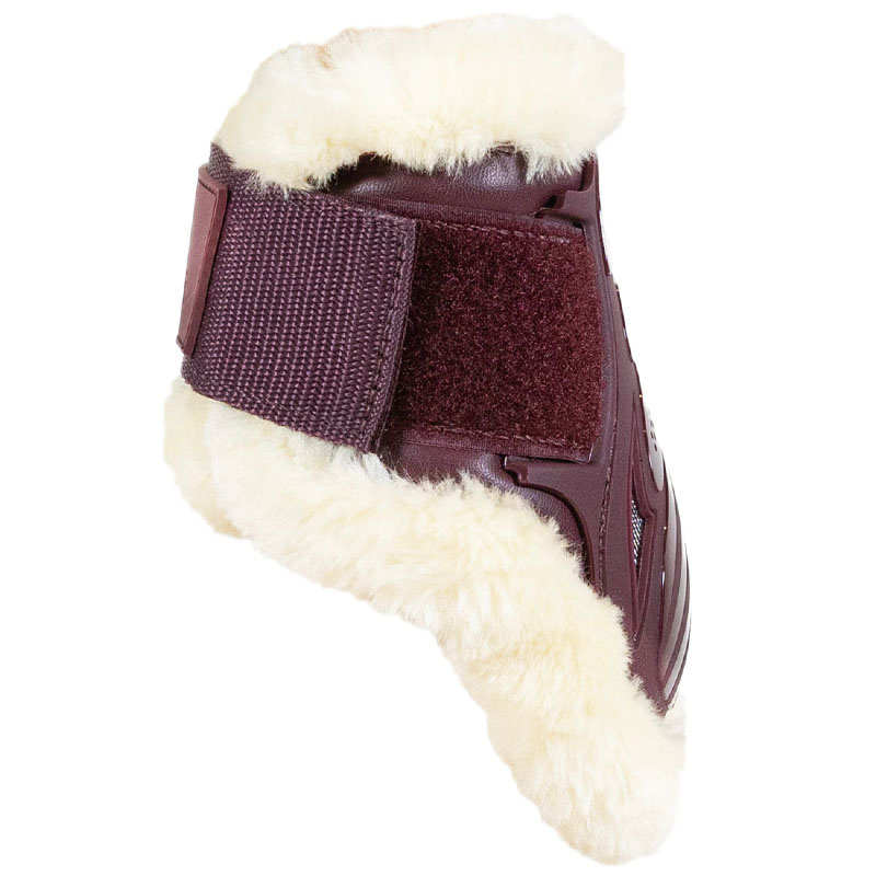 Fetlock Boots Young Vegan Sheepskin Bordeaux