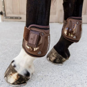 Fetlock Boots Moon Air Velcro Brown Fetlock Boots Moon Air Velcro Brown
