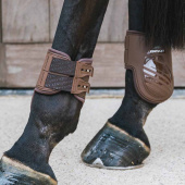 Fetlock Boots Elastic Brown Fetlock Boots Elastic Brown