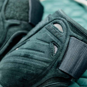 Fetlock Boots Young Velvet Dark Green Fetlock Boots Young Velvet Dark Green