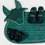 Fetlock Boots Young Velvet Dark Green Fetlock Boots Young Velvet Dark Green