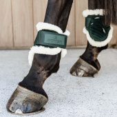 Fetlock Boots Young Vegan Sheepskin Velvet Dark Green Fetlock Boots Young Vegan Sheepskin Velvet Dark Green