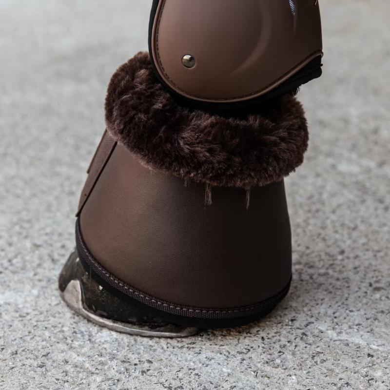 Bell Boots Synthetic Leather Sheepskin Brown