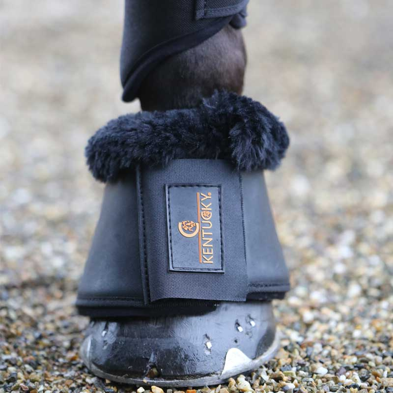 Bell Boots Synthetic Leather Sheepskin Black