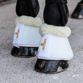 Bell Boots Sheepskin Leather White Bell Boots Sheepskin Leather White
