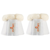 Bell Boots Sheepskin Leather White Bell Boots Sheepskin Leather White