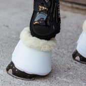 Bell Boots Sheepskin Leather White Bell Boots Sheepskin Leather White