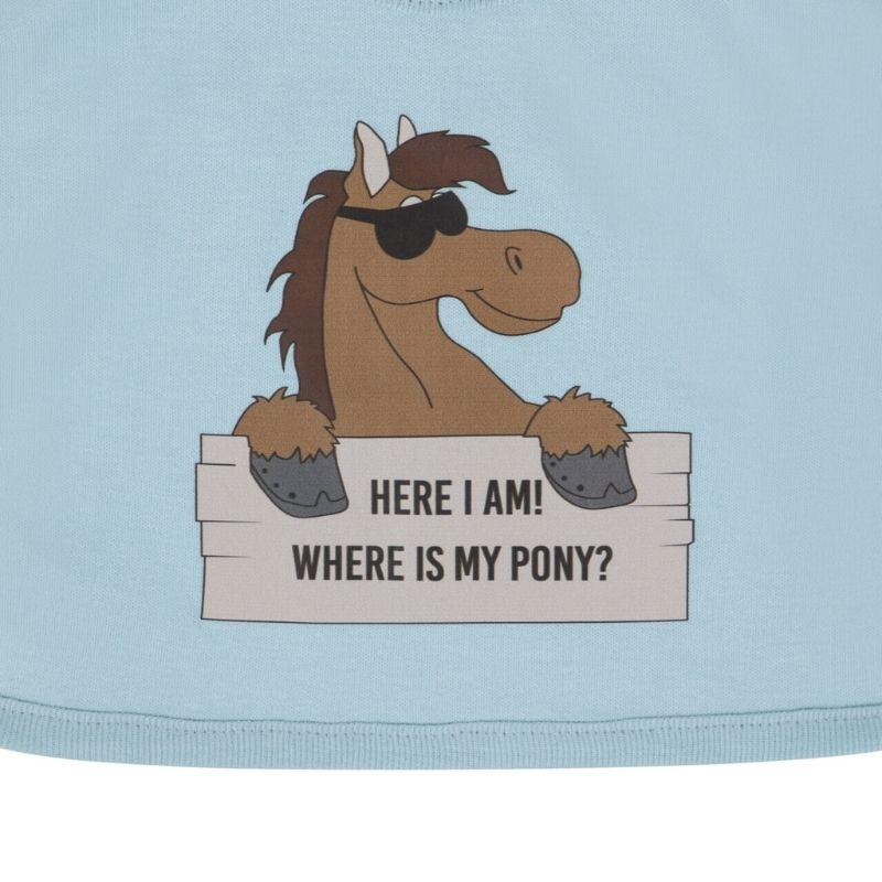 Bandana bib Bobby Light Blue