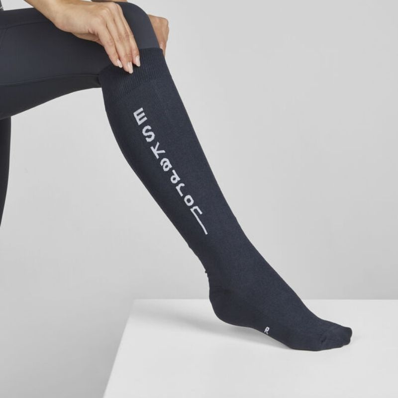 Riding Socks Classic Sports Navy Blue