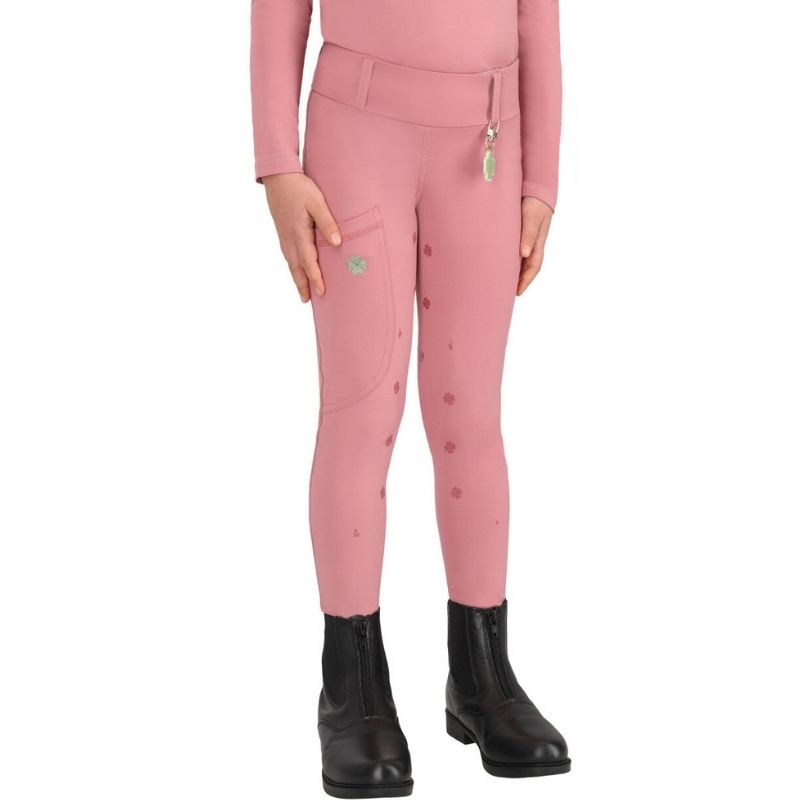 Riding Tights Kids/Junior Lucky Start Full Grip Pink