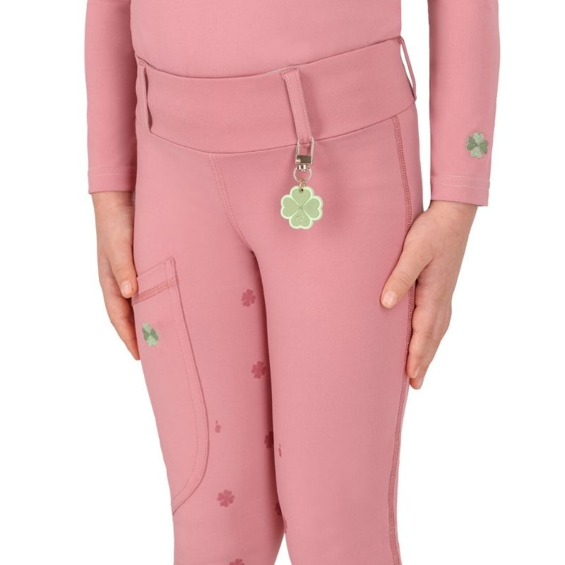 Riding Tights Kids/Junior Lucky Start Full Grip Pink