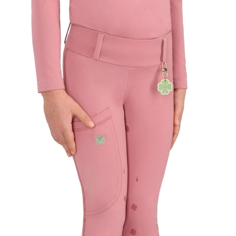 Riding Tights Kids/Junior Lucky Start Full Grip Pink