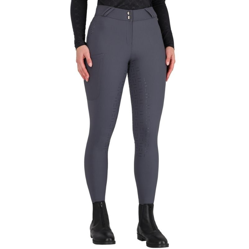 Riding Breeches Livora Full Grip Grey