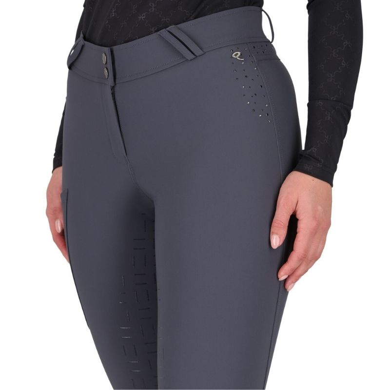 Riding Breeches Livora Full Grip Grey