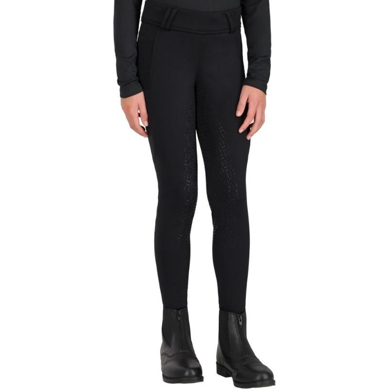 Riding Tights Kids/Junior Valletta Full Grip Black