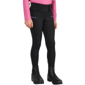 Winter Riding Tights Kids/Junior Isalyn Full Grip Black Winter Riding Tights Kids/Junior Isalyn Full Grip Black