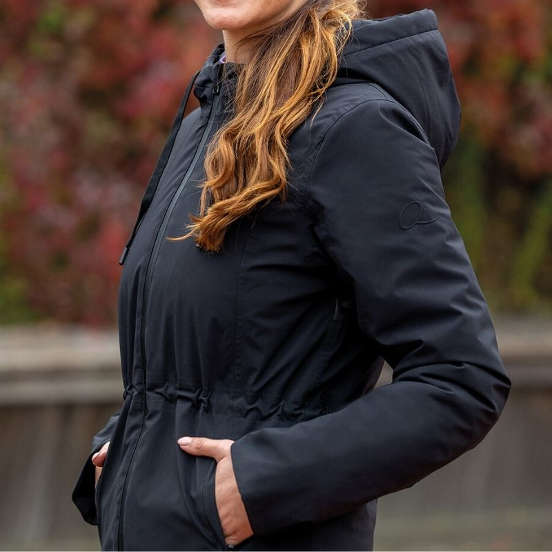 Riding Coat Livora Waterproof Black
