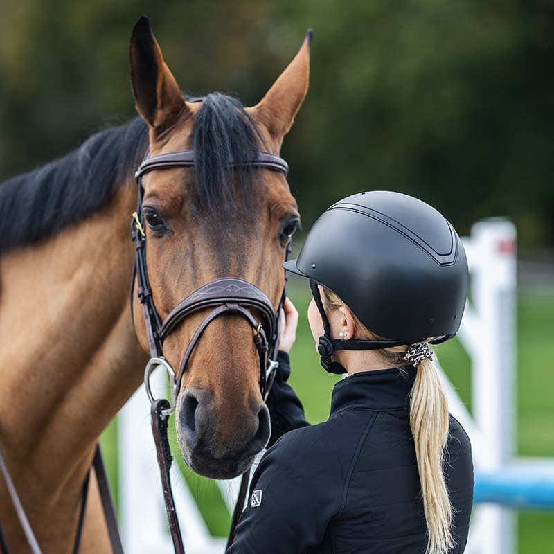 Riding Helmet Kylo Matte Black/Black