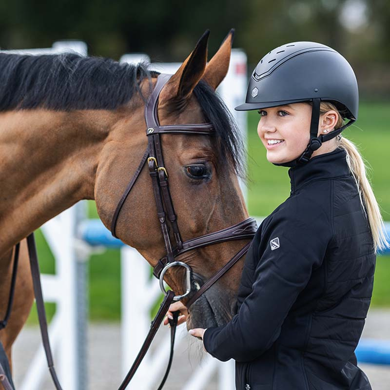 Riding Helmet Kylo Matte Black/Black