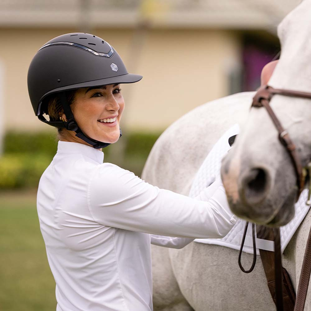 Riding Helmet Kylo Matte Wide Peak Black/Black