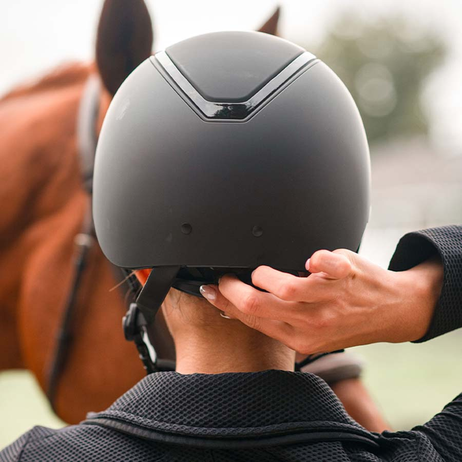 Riding Helmet Kylo Matte Wide Peak Black/Black