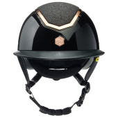 Riding Helmet MIPS Kylo Gloss Glitter Wide Peak Black/Rose Gold Riding Helmet MIPS Kylo Gloss Glitter Wide Peak Black/Rose Gold