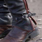 Long Leather Chaps Black Long Leather Chaps Black