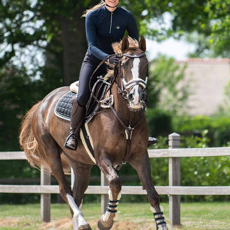 Anatomic Bridle Ontario Faux Fur Brown
