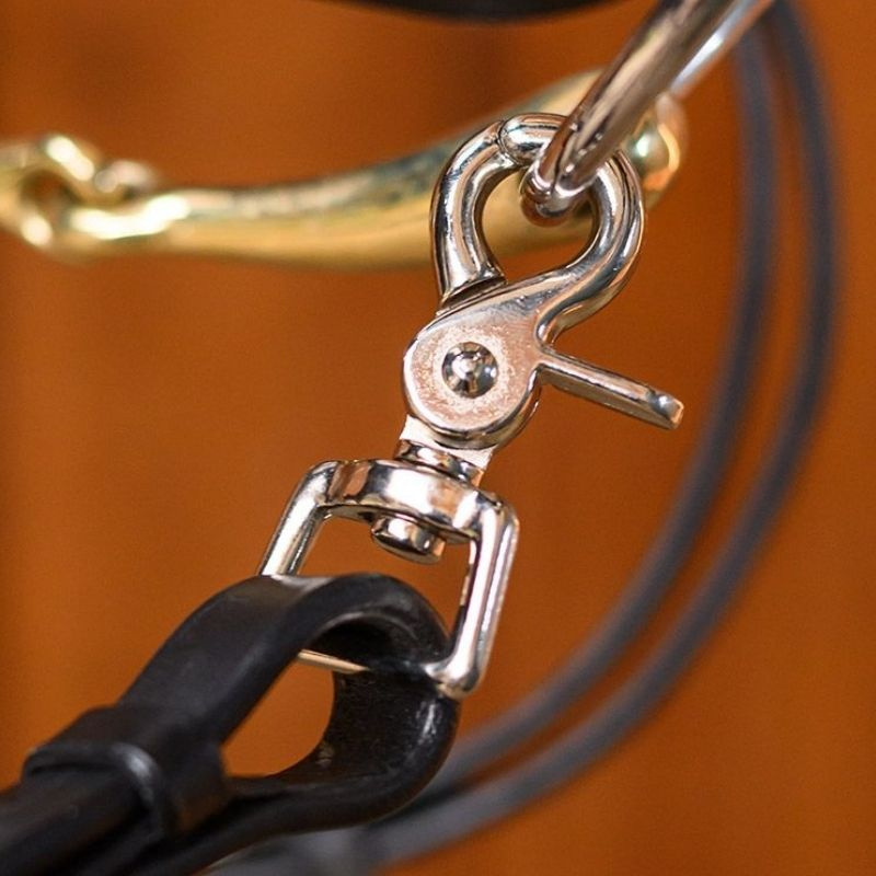 Buckle for Reins Snap Square Silver