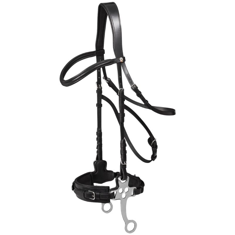 Hackamore Bridle X-Line Black