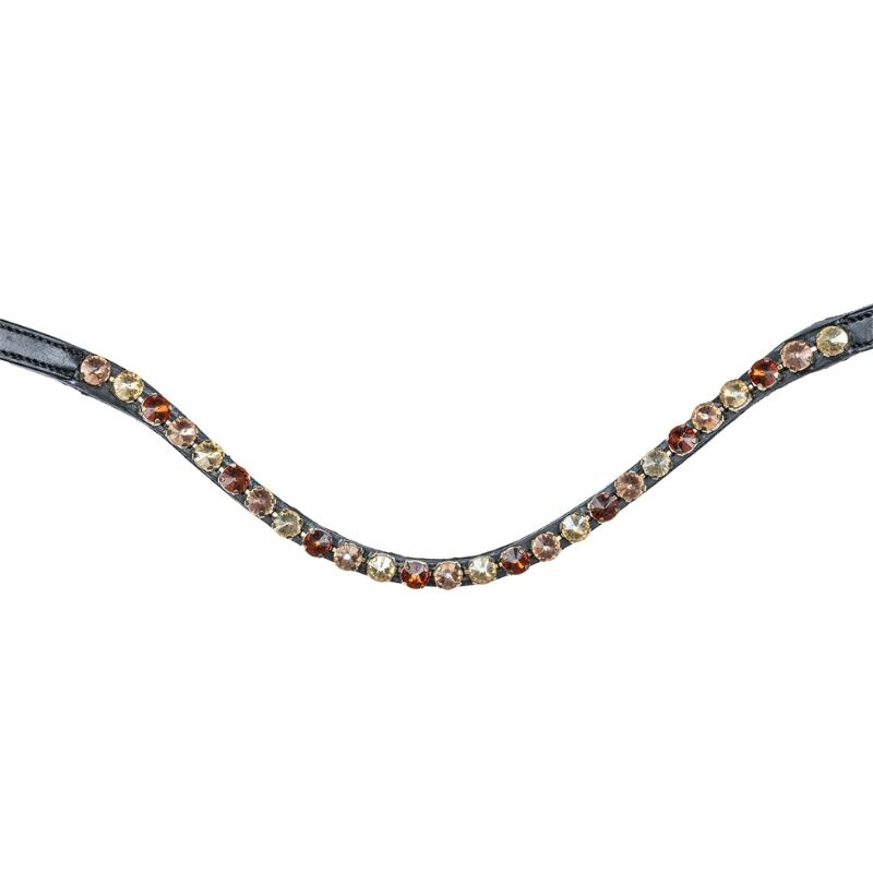 Dressage Bridle X-Line Goldheart Black