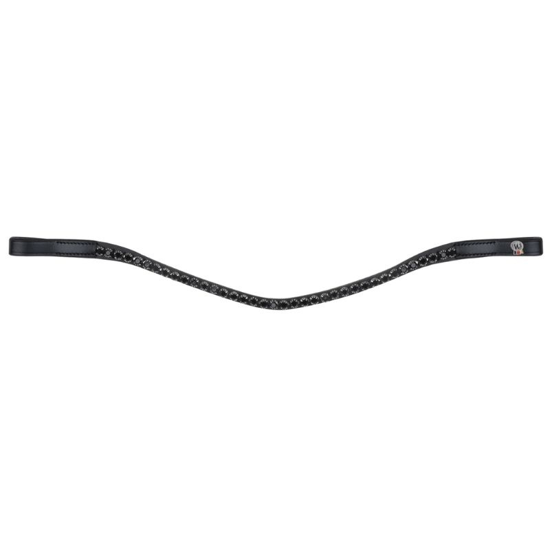 Browband Glam X-Line Black/Black