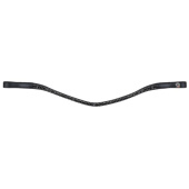Browband Glam X-Line Black/Black Browband Glam X-Line Black/Black