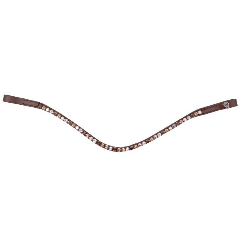 Browband Glam X-Line Black/Brown/Gold/Silver