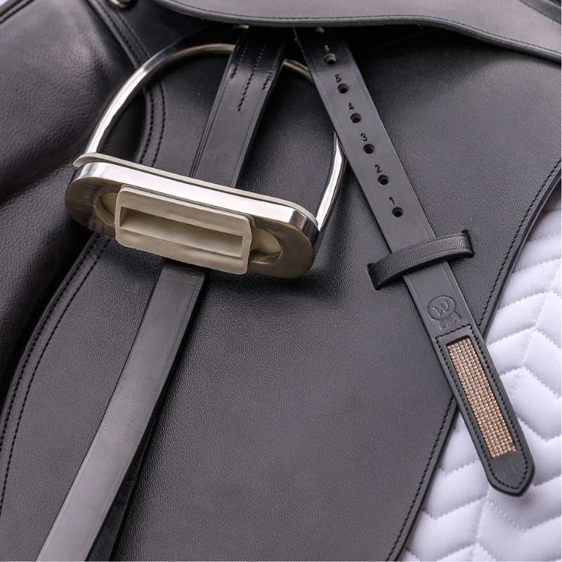 Stirrup Leathers Rosé X-Line Black/Pink