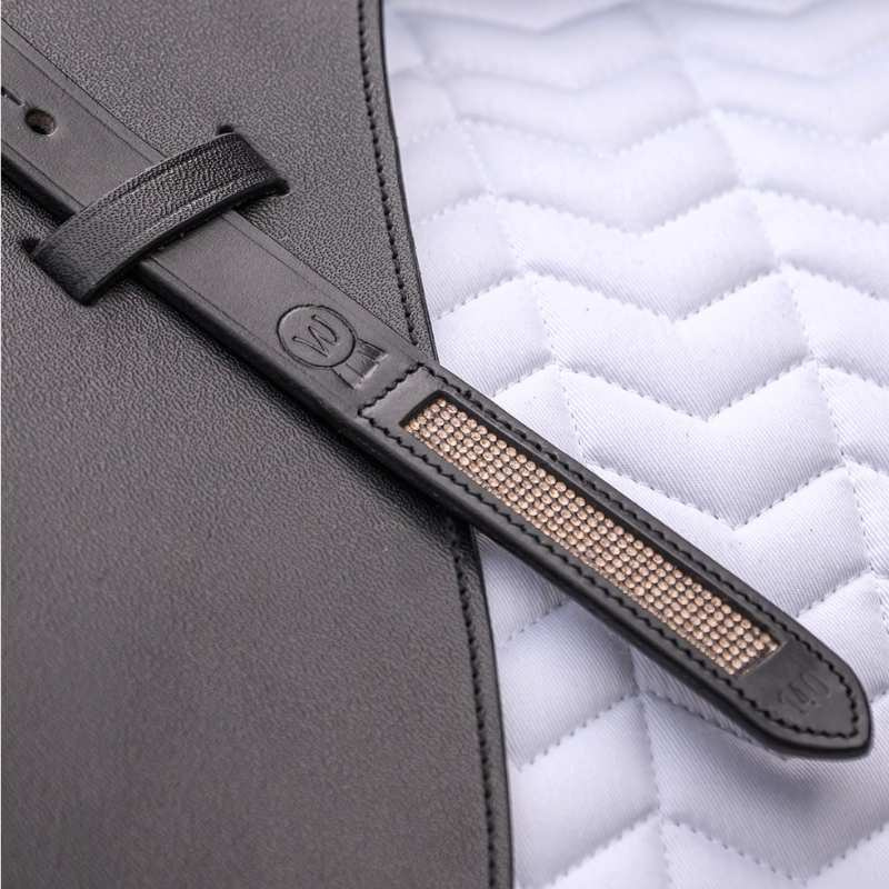 Stirrup Leathers Rosé X-Line Black/Pink