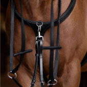 Breastplate Long Bridge X-Line Black Breastplate Long Bridge X-Line Black