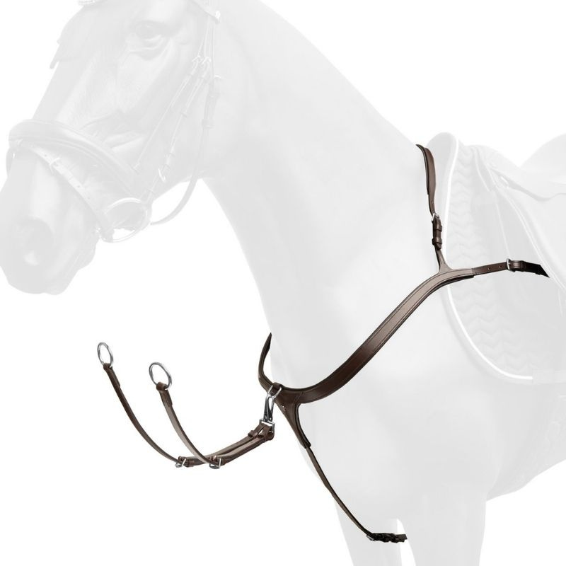 Breastplate Long Bridge X-Line Brown