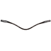 Browband Shine X-Line Black/Black Browband Shine X-Line Black/Black