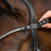 Browband Shine X-Line Black/Silver Browband Shine X-Line Black/Silver
