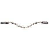 Browband Shine X-Line Black/Silver Browband Shine X-Line Black/Silver