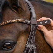 Browband Shine X-Line Brown/Beige Browband Shine X-Line Brown/Beige