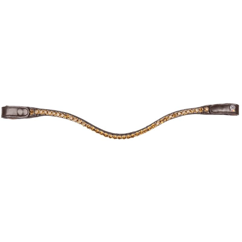 Browband Shine X-Line Brown/Beige